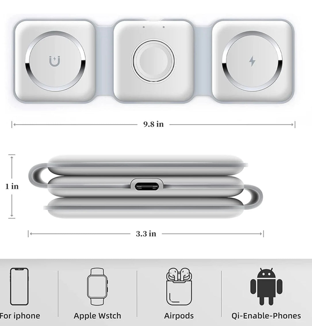 3-in-1 Wireless Charging Pad