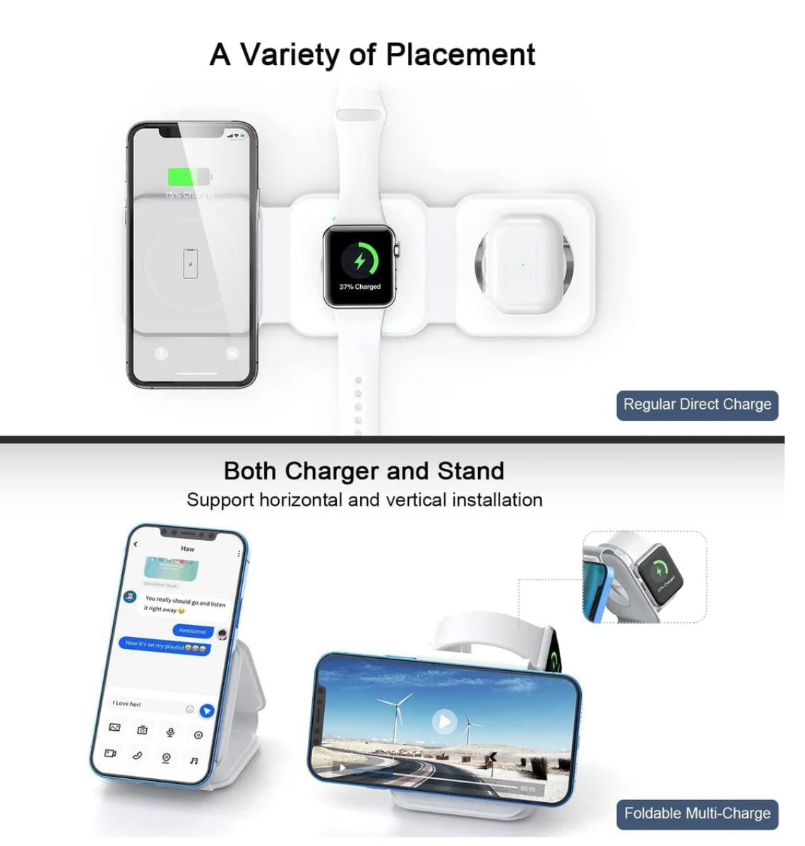 3-in-1 Wireless Charging Pad